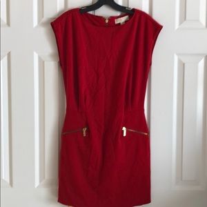 Michael Kors Exposed Zipper Mini Dress